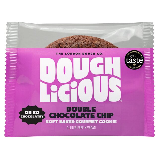 Doughlicious Double Chocolate Chip Soft Baked Gourmet Cookie