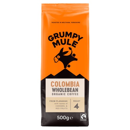 Grumpy Mule Colombia Organic Coffee Beans thumbnail 3