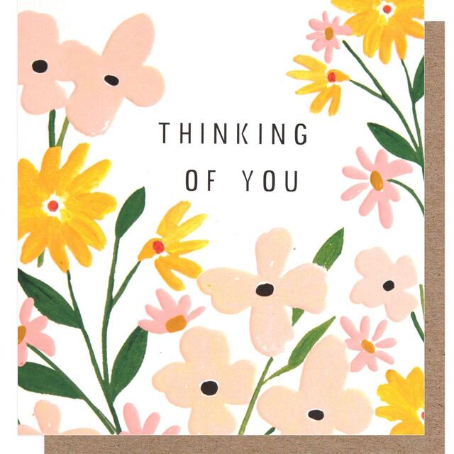 Caroline Gardner Floral Thinking Of You Card