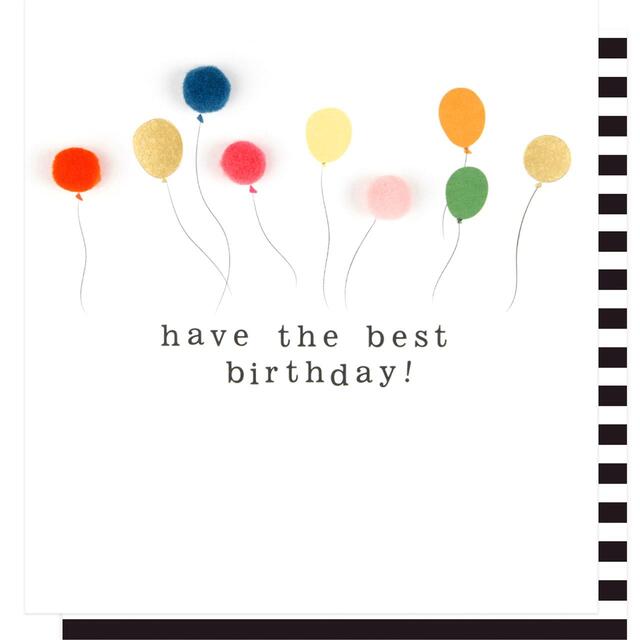 Caroline Gardner Balloons Birthday Card