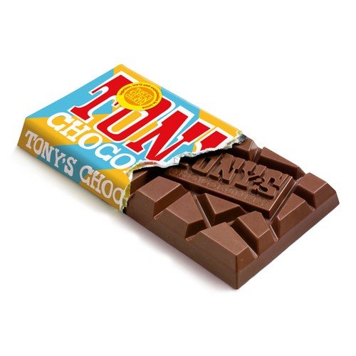 Tony's Chocolonely Milk Chocolate Caramel Rice Crispy thumbnail 2