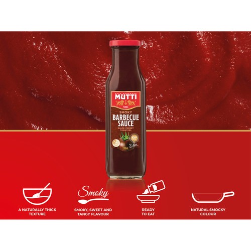 Mutti Black Cherry Tomato Smoky BBQ Sauce thumbnail 3