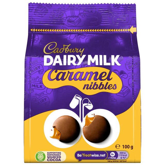 Cadbury 100G Caramel Nibbles