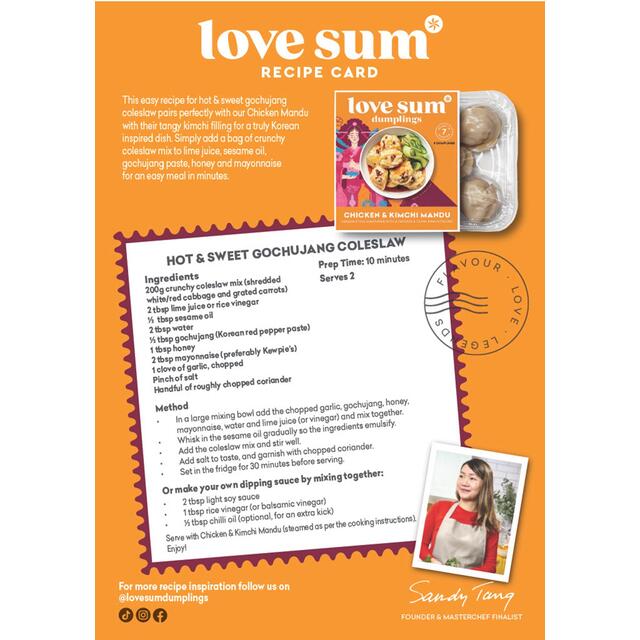 Love Sum Dumplings Chicken & Kimchi Mandu thumbnail 3