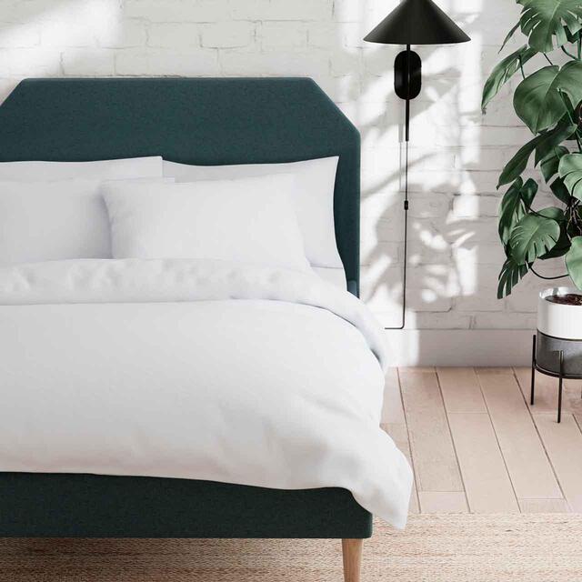 M&S Cotton Rich Bedding Set, Super King Size (6 ft), White thumbnail 2