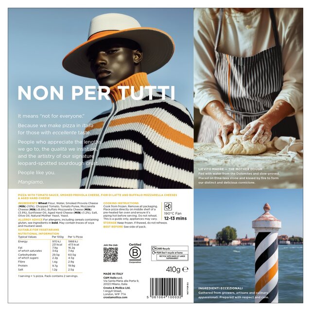 Crosta Mollica Formaggi Sourdough Pizza thumbnail 3