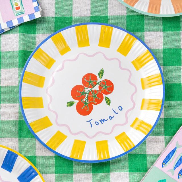 Talking Tables Summer Bon Paper Plates thumbnail 2