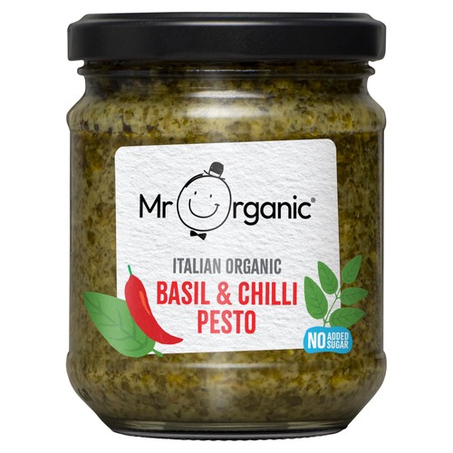 Mr Organic Basil & Chilli Pesto