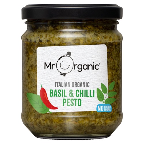 Mr Organic Basil & Chilli Pesto thumbnail 2