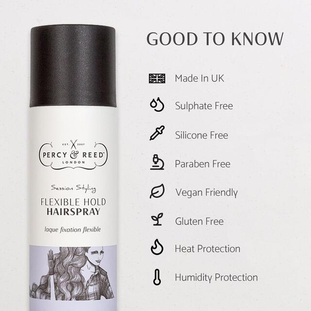 Percy & Reed Session Styling Flexible Hold Hairspray 50ml thumbnail 3