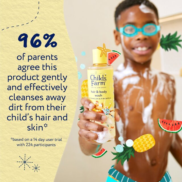 Childs Farm Hair & Body Wash, Watermelon & Pineapple thumbnail 8