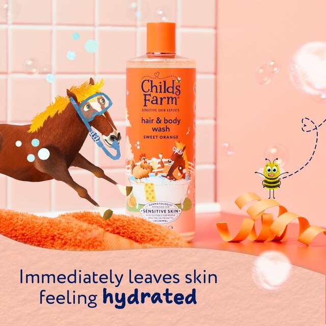 Childs Farm Hair & Body Wash, Sweet Orange thumbnail 2