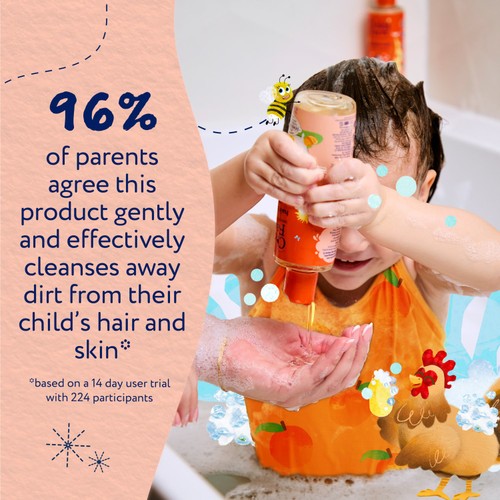 Childs Farm Hair & Body Wash, Sweet Orange thumbnail 3