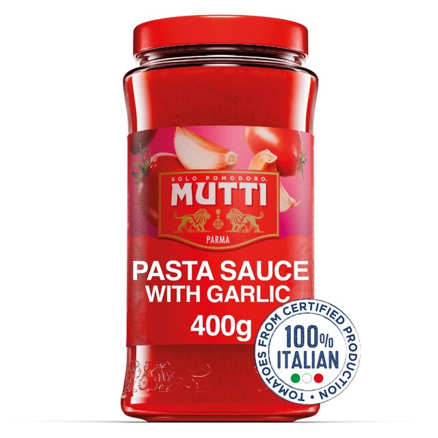 Mutti Tomato & Garlic Pasta Sauce