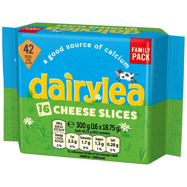 Dairylea Cheese Slices 16 pack thumbnail 2