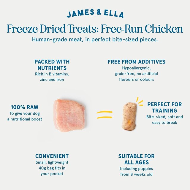 James & Ella Freeze-Dried Raw Chicken Dog Treats thumbnail 2