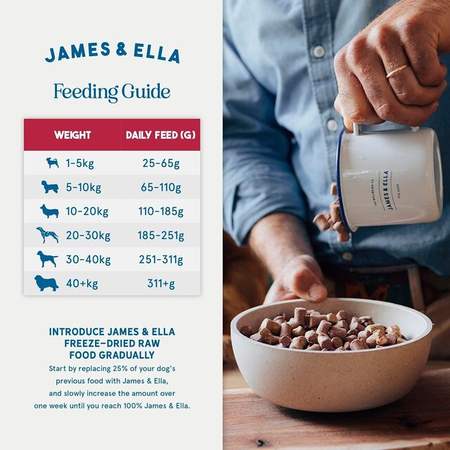 James & Ella Freeze Dried Raw Beef Complete Dog Food thumbnail 6