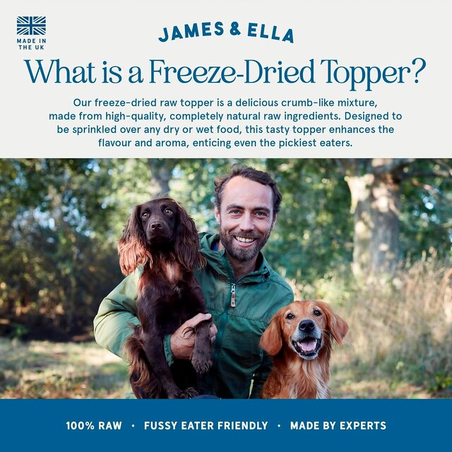 James & Ella Freeze Dried Raw Beef Dog Topper thumbnail 6