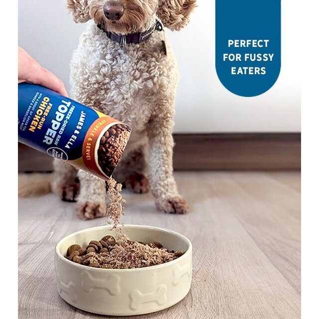James & Ella Freeze Dried Raw Chicken Dog Topper thumbnail 5