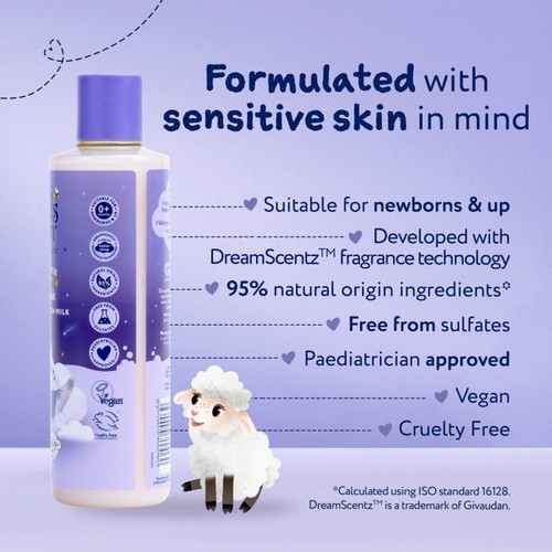 Childs Farm SlumberTime Bath Soak, Lavender & Moon Milk thumbnail 7