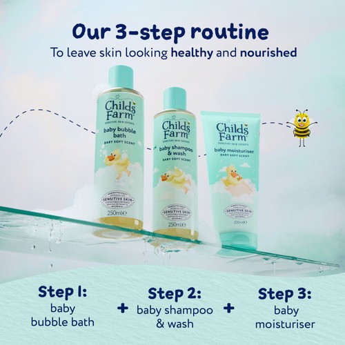 Childs Farm Baby Moisturiser, Baby Soft Scent thumbnail 8