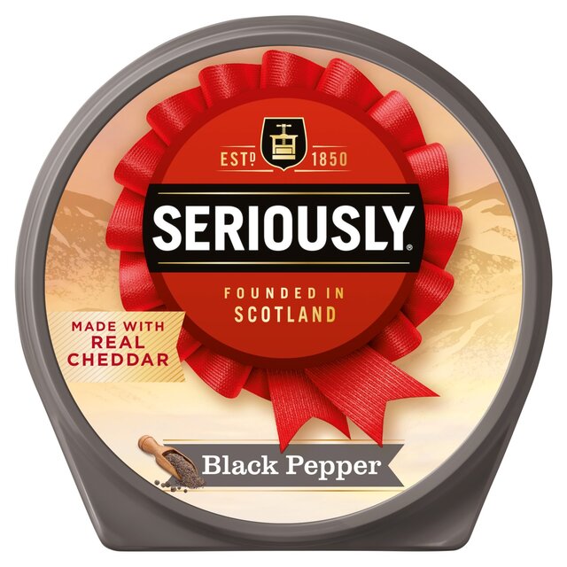 Seriously Spreadable Black Pepper Cheese Spread