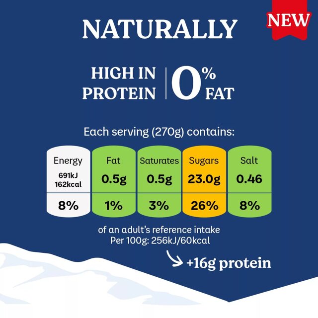 Danone Skyr 0% Fat High Protein Vanilla Yoghurt Drink thumbnail 4