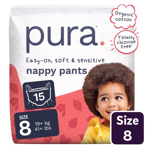 Pura Nappy Pants Size 8