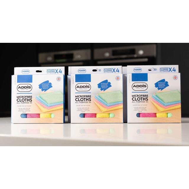 Addis All Purpose Microfibre Cleaning Cloth Set thumbnail 4