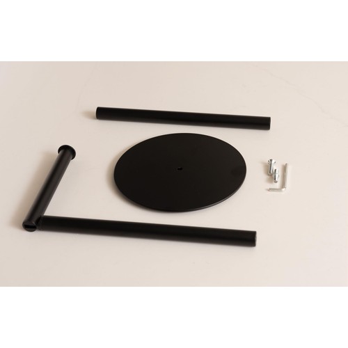 Addis Free Standing Metal Toilet Roll Holder, Black thumbnail 4
