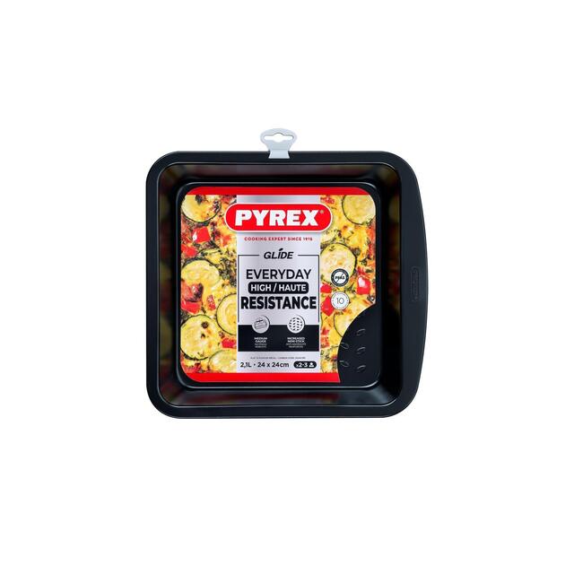 Pyrex Glide Square Roaster, 24cm