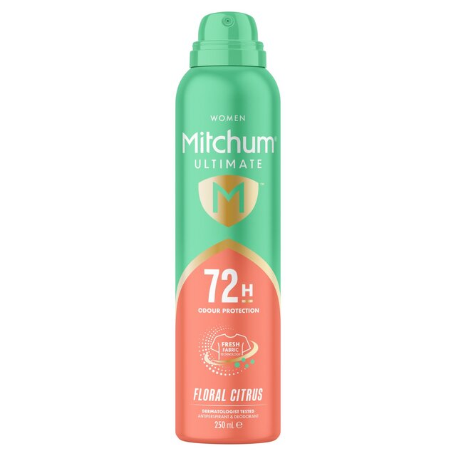 Mitchum Female Ultimate 72HR Anti Perspirant Deodorant Floral Citrus