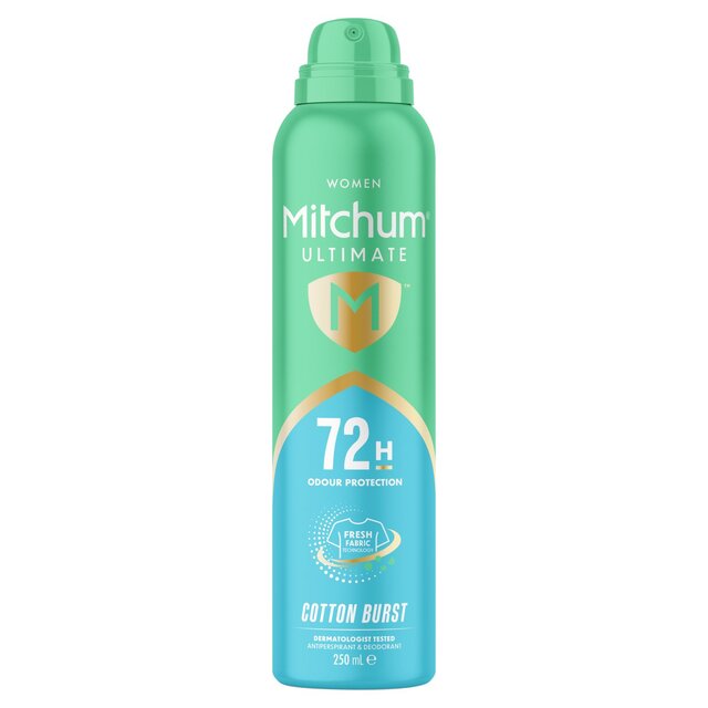 Mitchum Female Ultimate 72HR Anti Perspirant Deodorant Cotton Burst