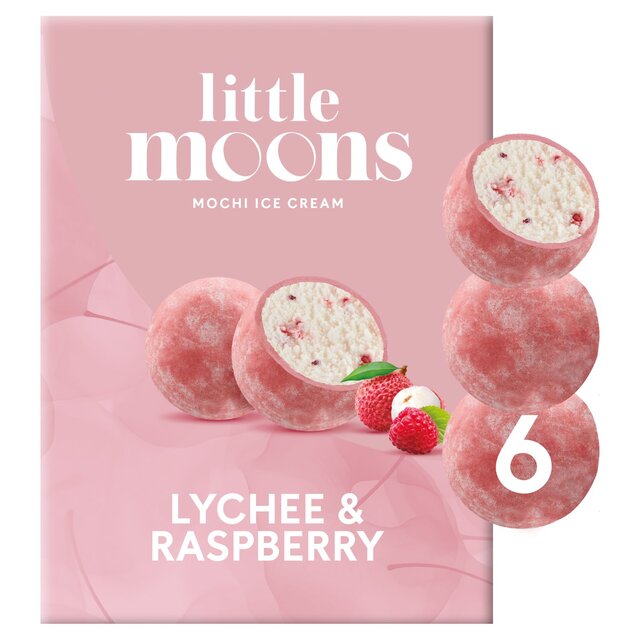 Little Moons Lychee & Raspberry Mochi Ice Cream
