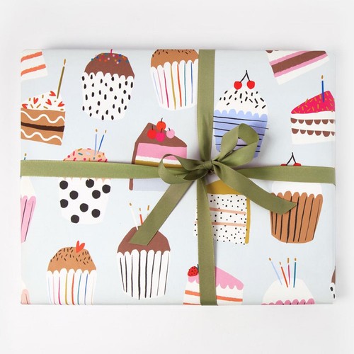 Caroline Gardner Rainbow Cupcakes Gift Wrap thumbnail 2