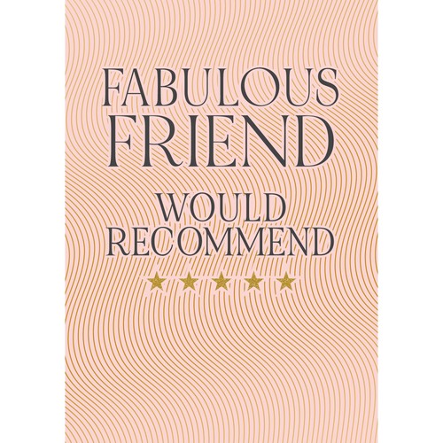 Fox & Butler Fabulous Friend Birthday Card