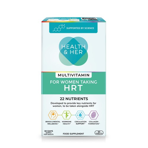 Health & Her Multivitamin for Women Taking HRT