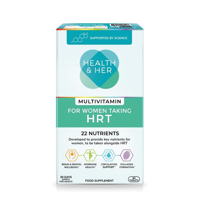 Health & Her Multivitamin for Women Taking HRT