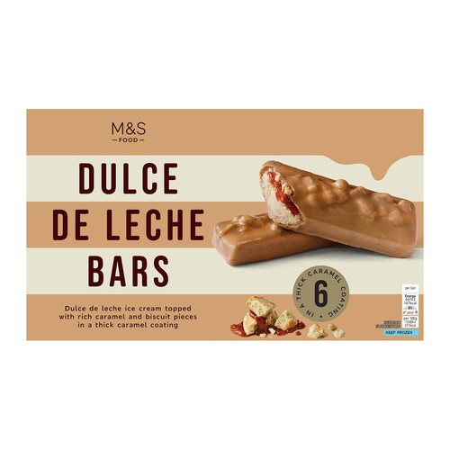 M&S Dreamy Dulce De Leche Bars thumbnail 2