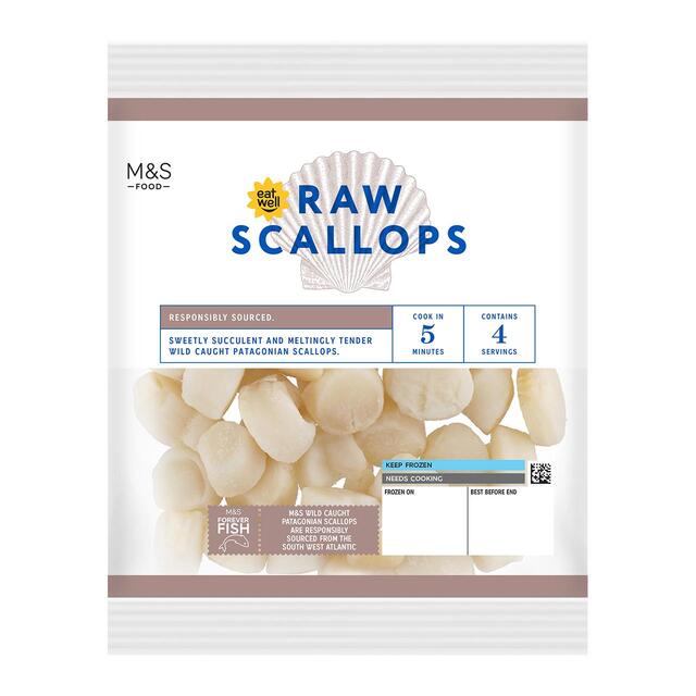 M&S Raw Scallops Frozen thumbnail 2
