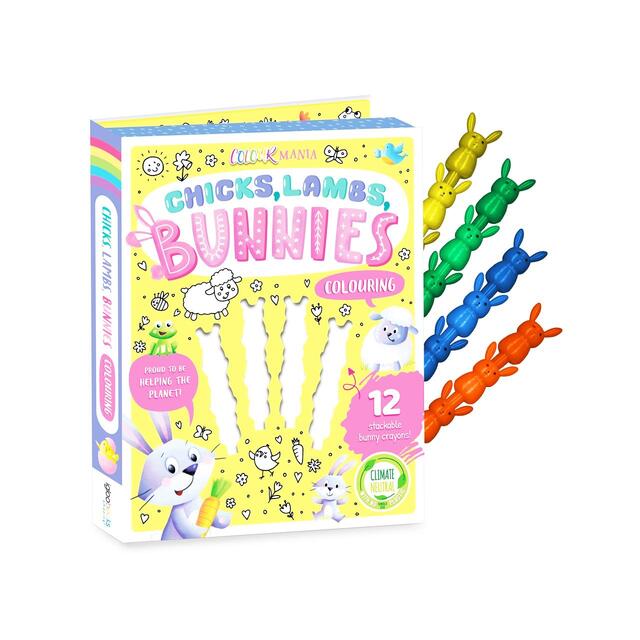 IglooBooks Colourmania - Chicks, Lambs and Bunnies Colouring