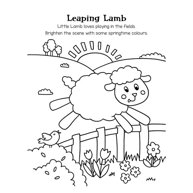 IglooBooks Colourmania -  Chicks, Lambs and Bunnies Colouring thumbnail 2