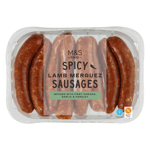 M&S Grill Lamb Merguez Sausages