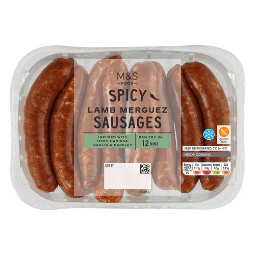M&S Grill Lamb Merguez Sausages thumbnail 3