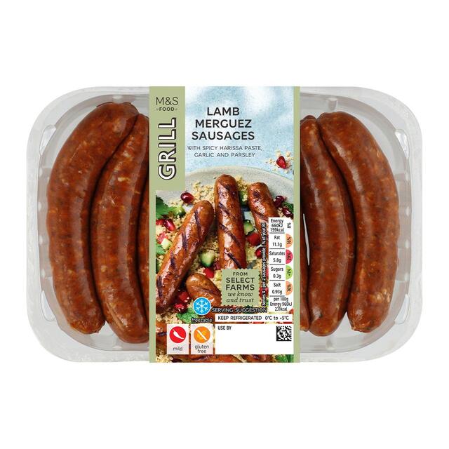 M&S Lamb Merguez Sausages thumbnail 2