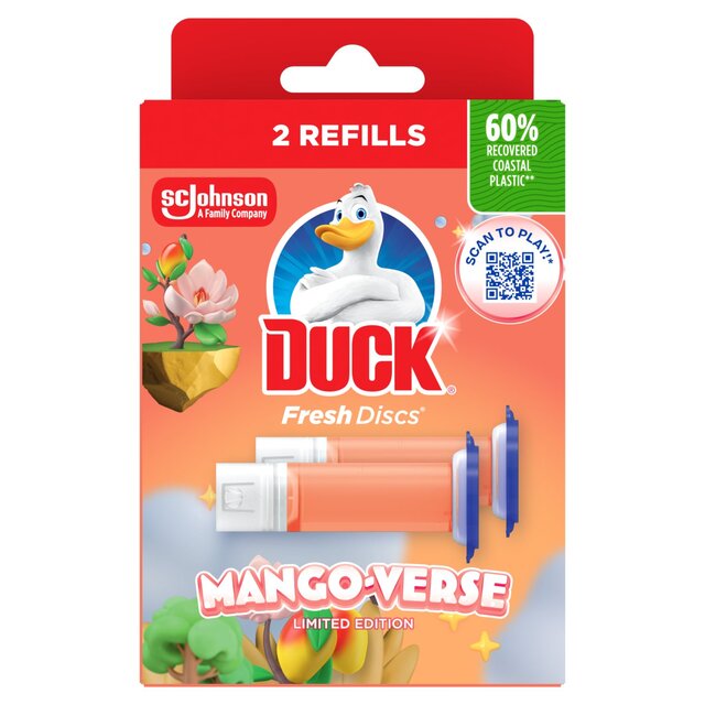 Duck Toilet Fresh Discs Duo Refills Mango-Verse thumbnail 4