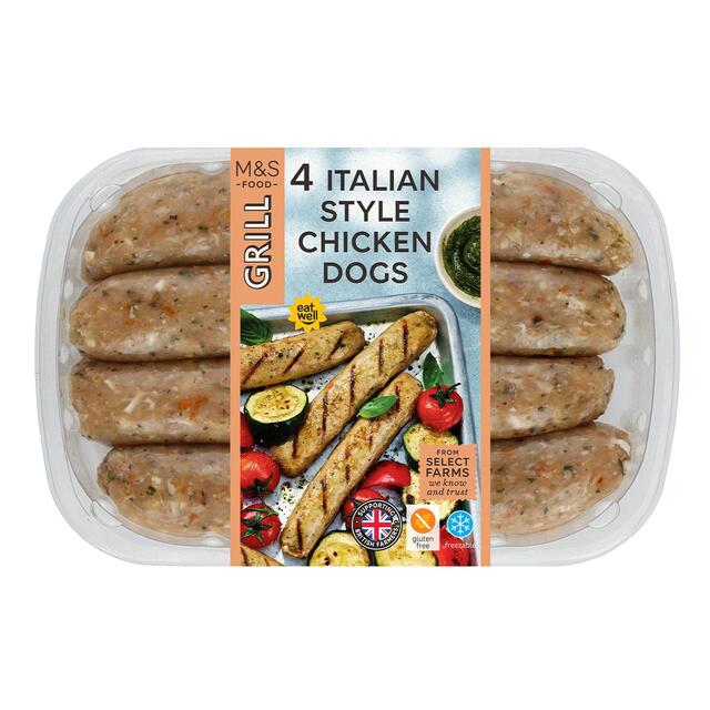 M&S 4 Italian Chicken Dogs
