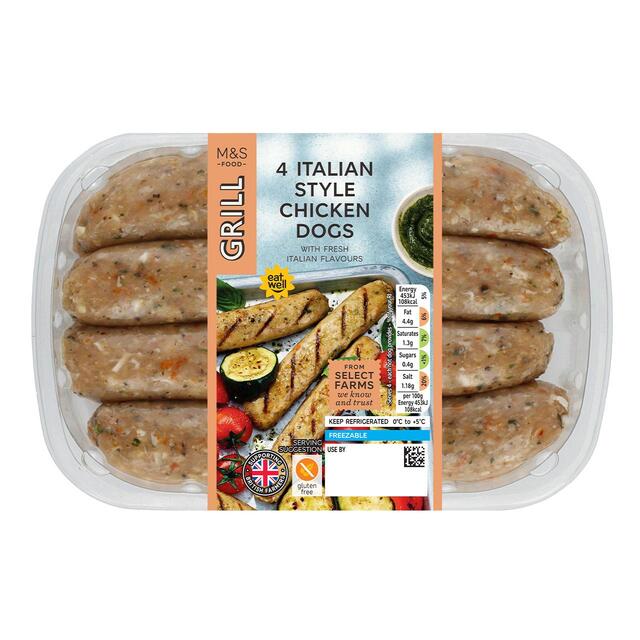 M&S 4 Italian Chicken Dogs thumbnail 2