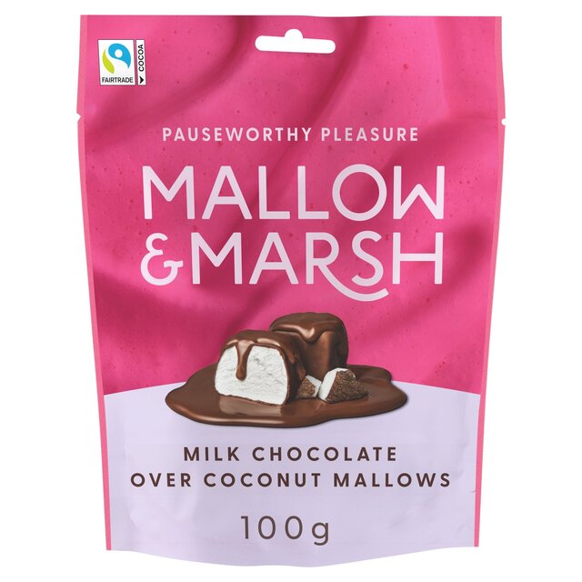Mallow & Marsh Milk Chocolate over Coconut Pouch