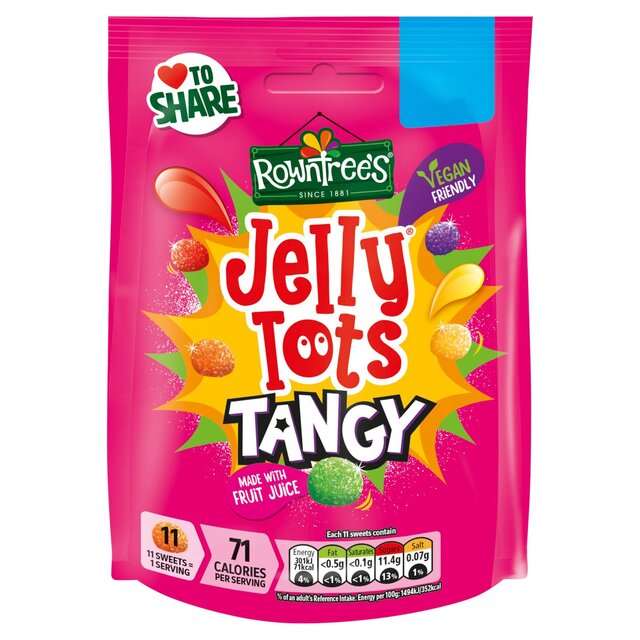 Rowntree's Jelly Tots Tangy Pouch